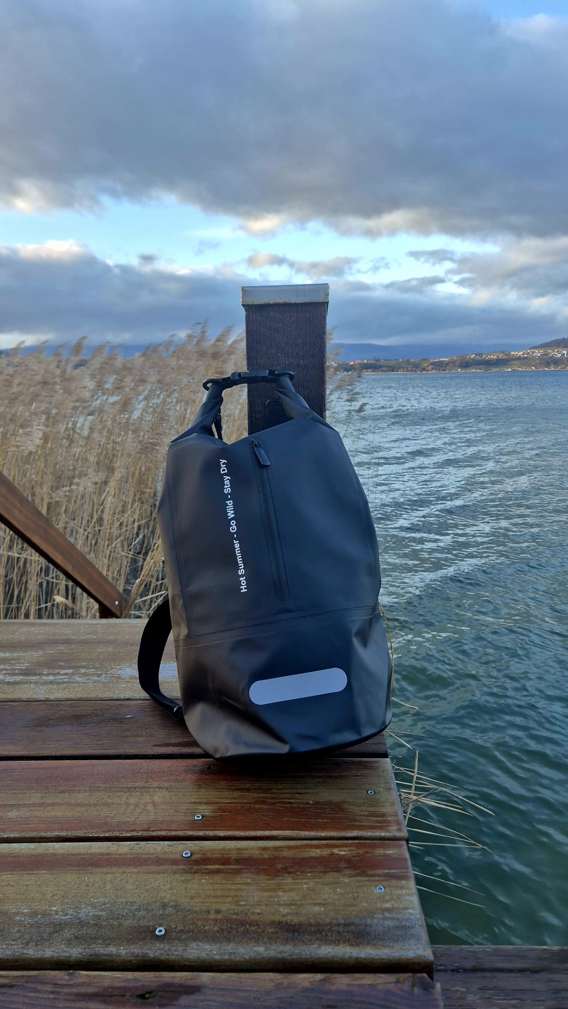 Full black dry bag - 20 L