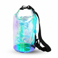 Transparent metallic-look dry bag - 10 L